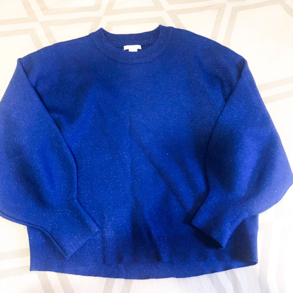 Blue Sparkly Pullover - H&M